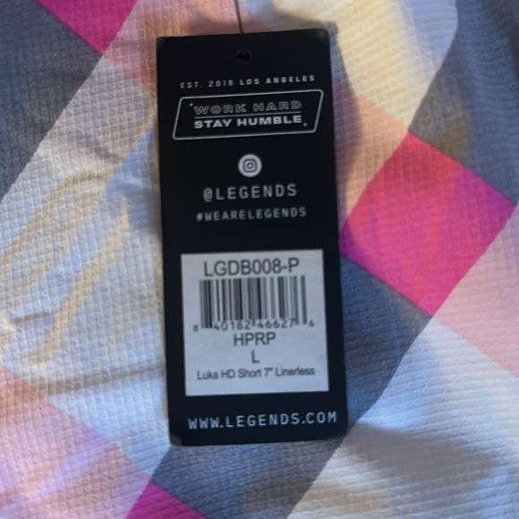 Legends Luka short 7” L NWT new with tags large - Picture 3 of 3